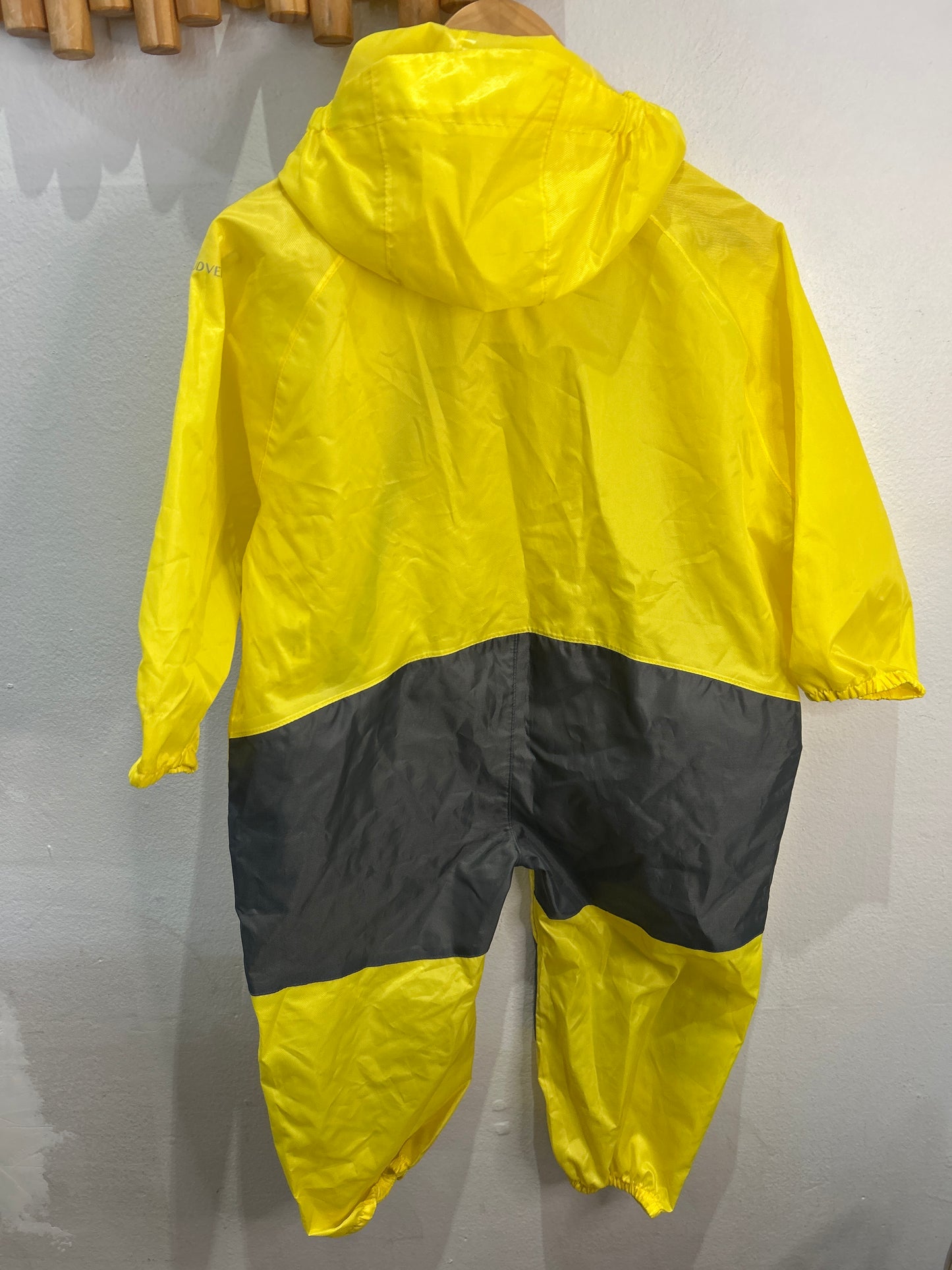 Cloudveil yellow rain romper 2y