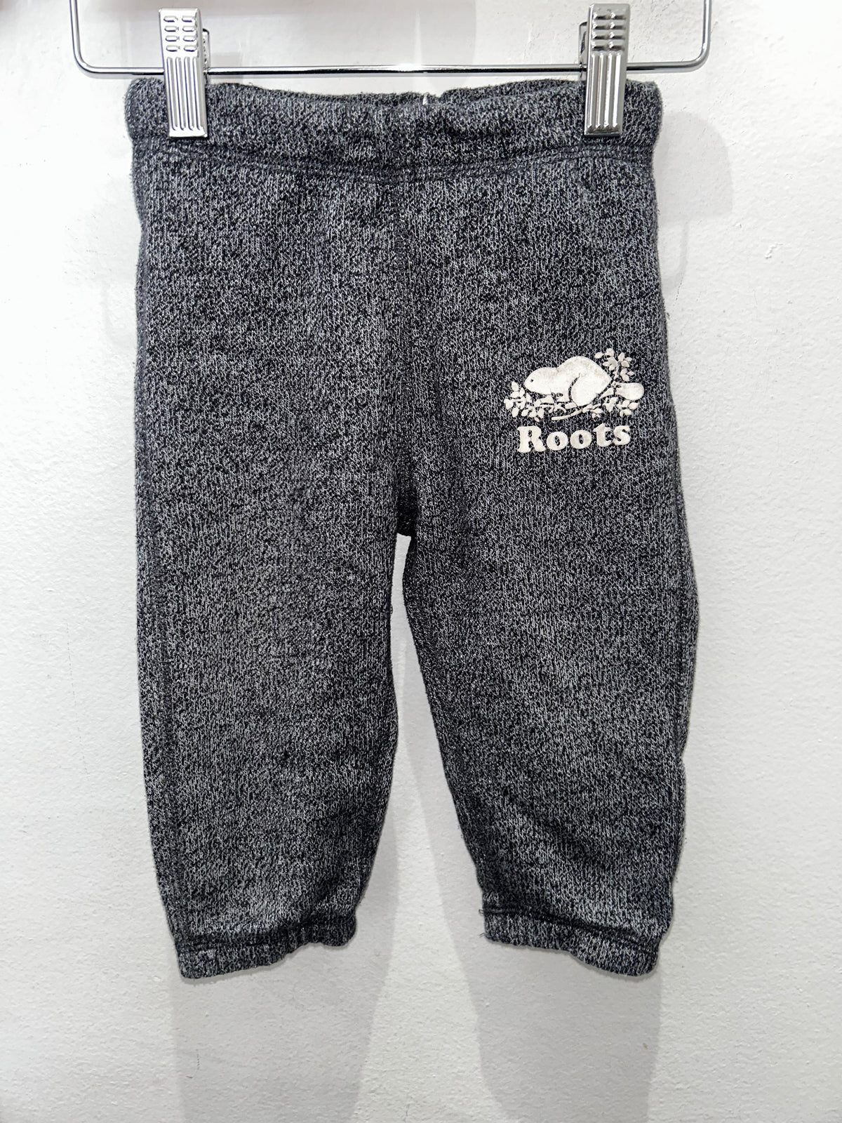 Roots dark wash joggers 12-18m
