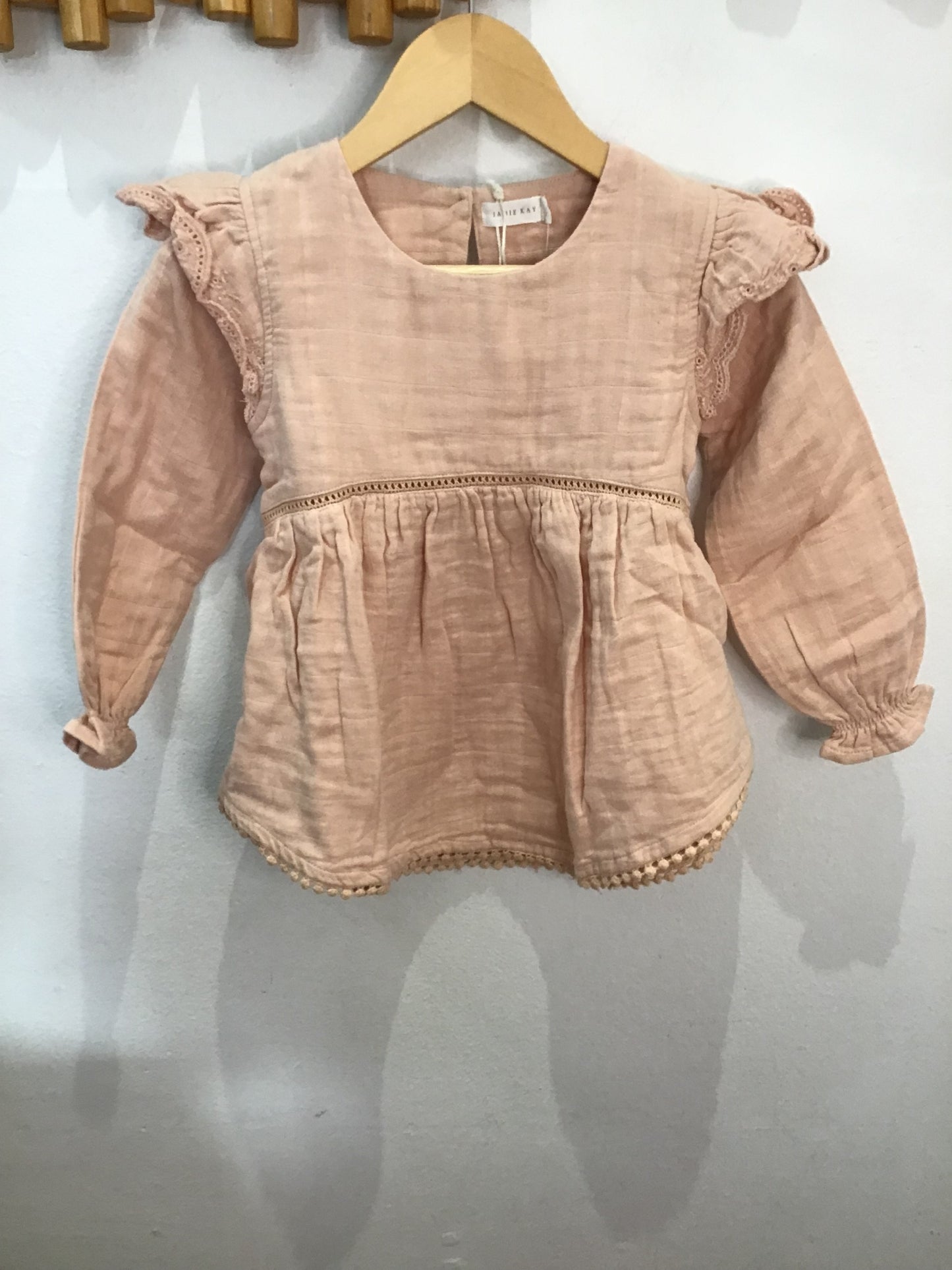 Jamie Kay pink blouse 4Y NEW