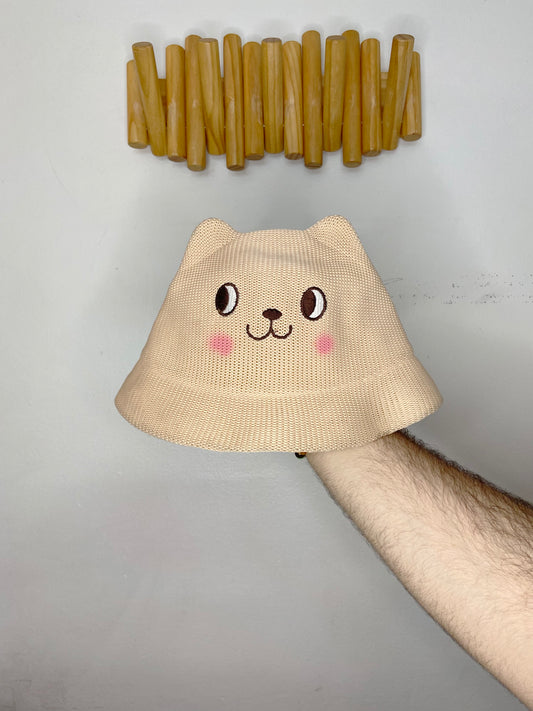 Smiley bear hat 6-9m