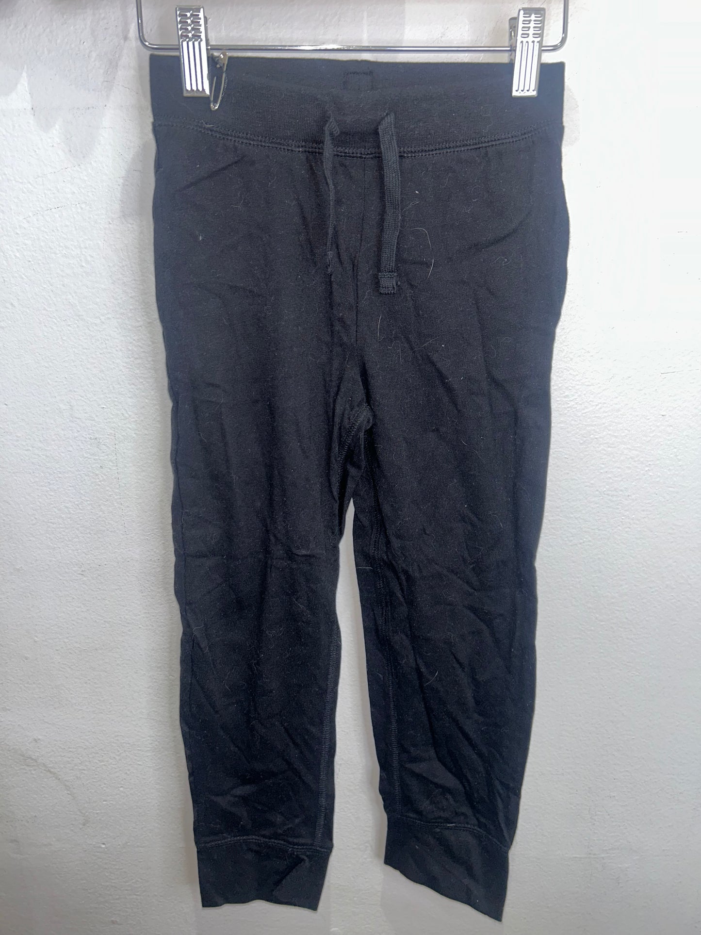 Black cotton pants 5y NEW