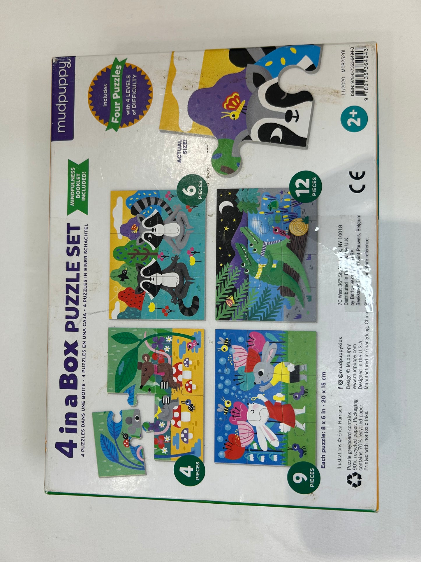 Mudpuppy mindfulness 4 in a box puzzle