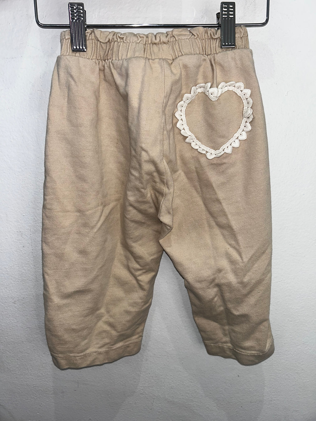 Beige wide leg pants 2y
