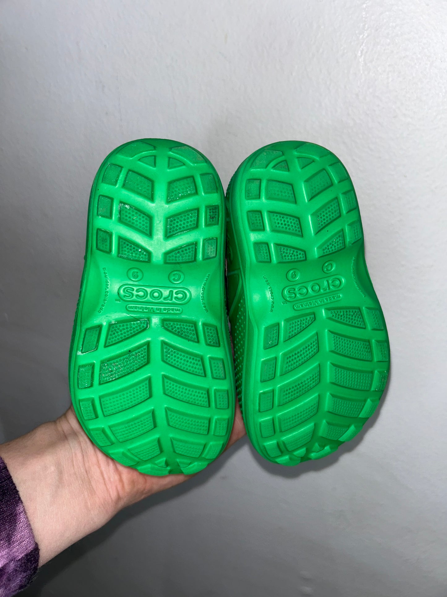 C9 Green Crocs rainboots