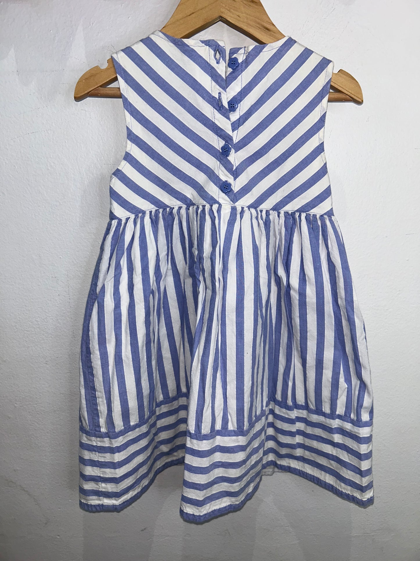 JoJo lavender stripes dress 2-3y