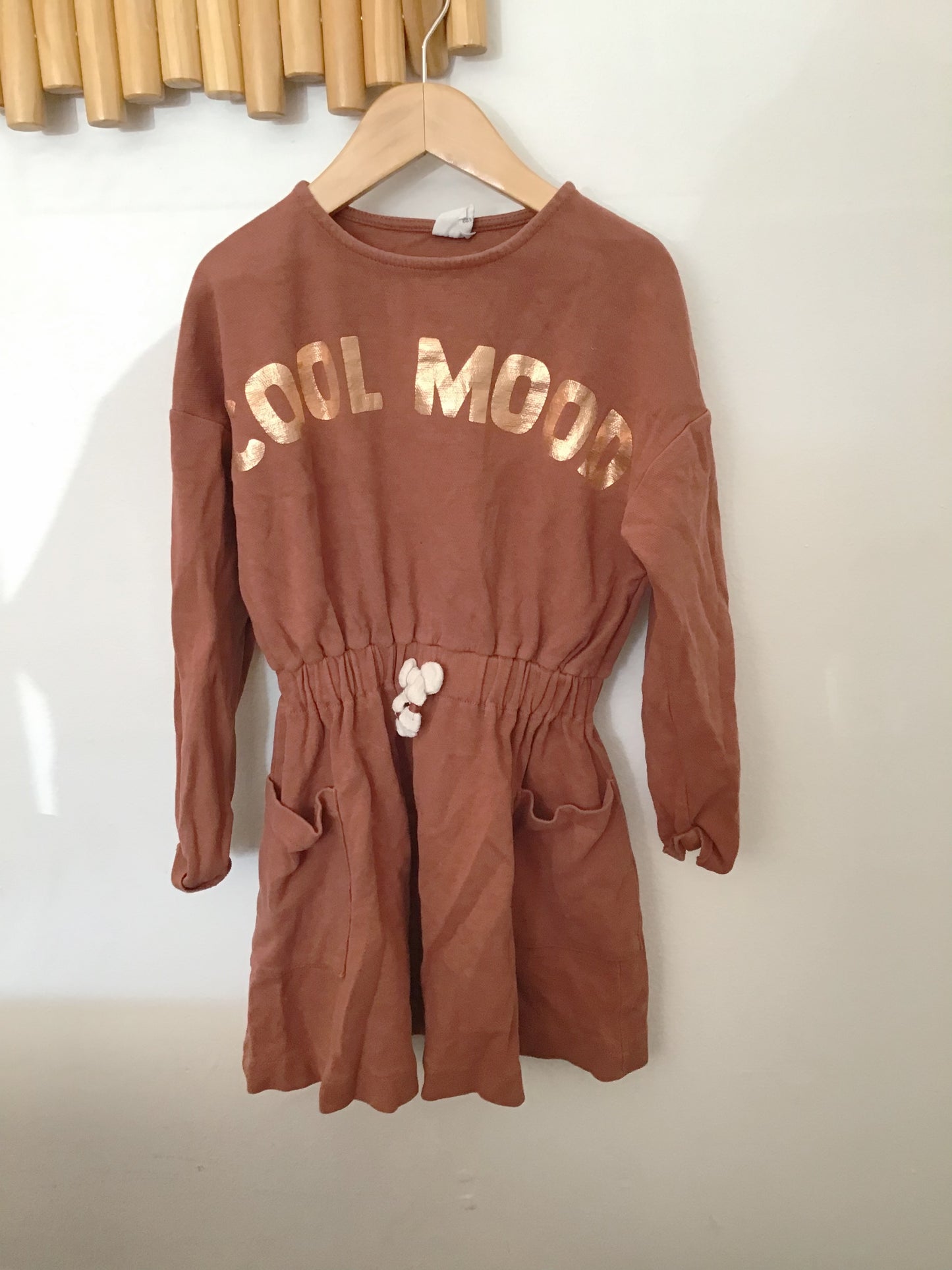 Brown cool mood dress 8y