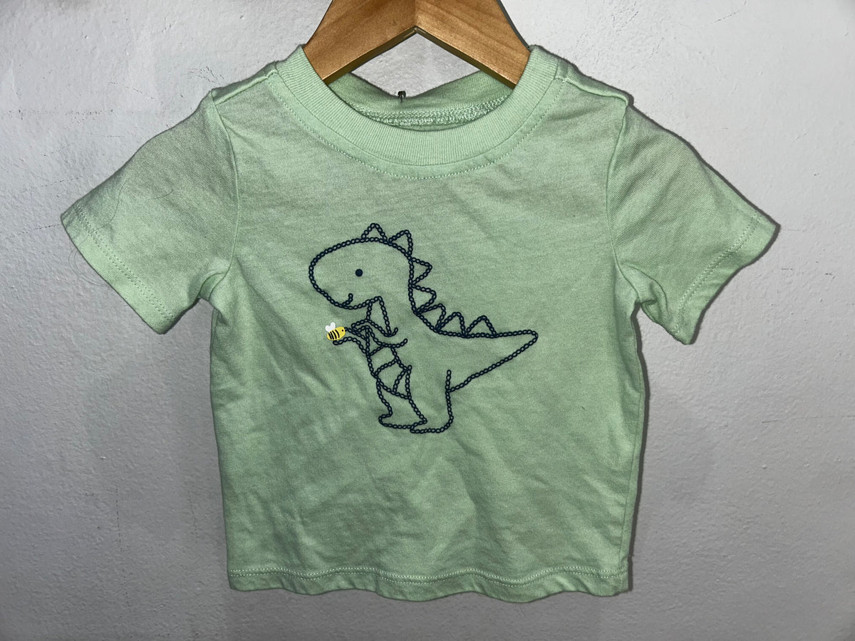 Dino and bee tee 6-9m