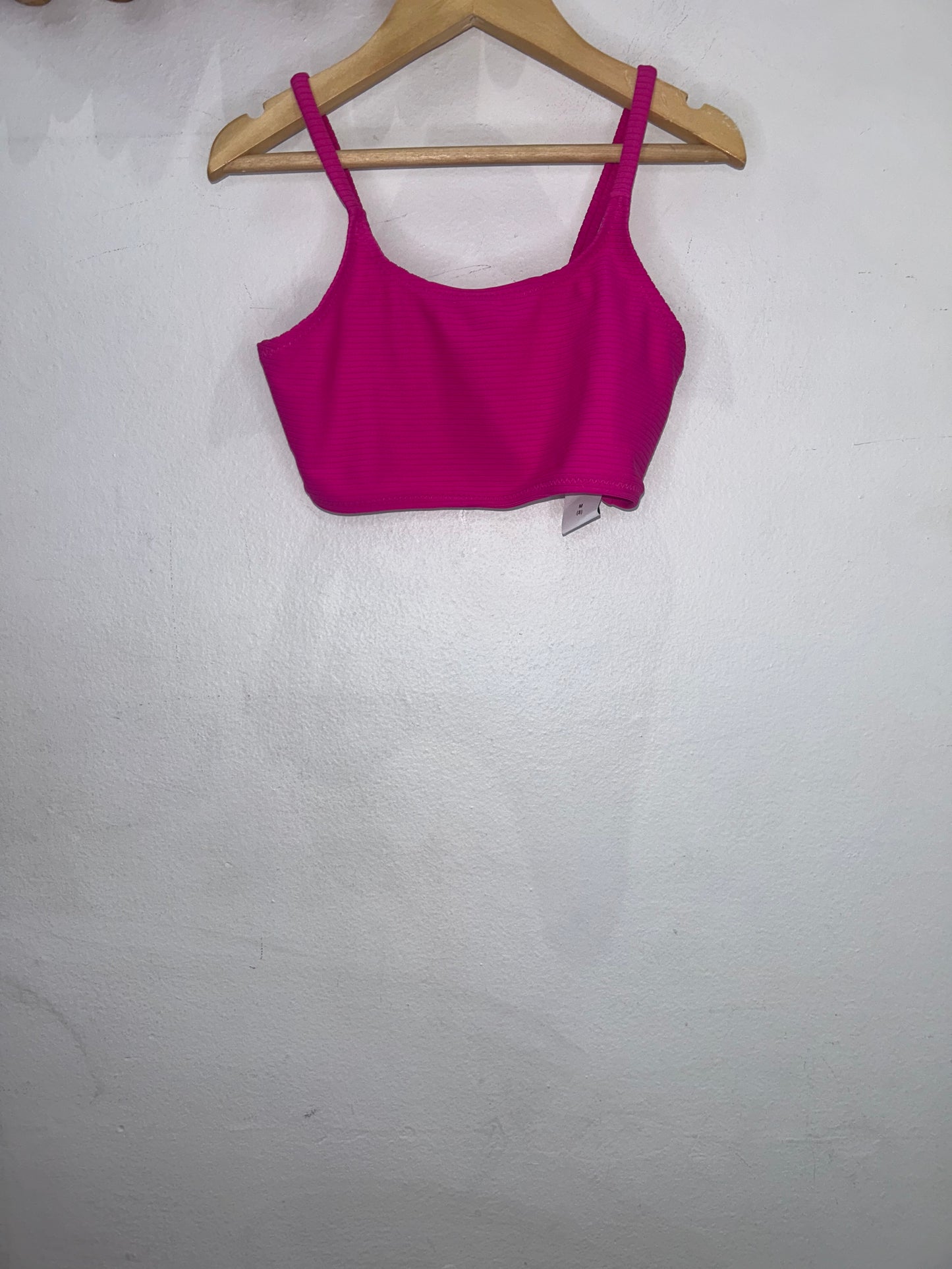 Hot pink rashguard and bikini set 8-9y