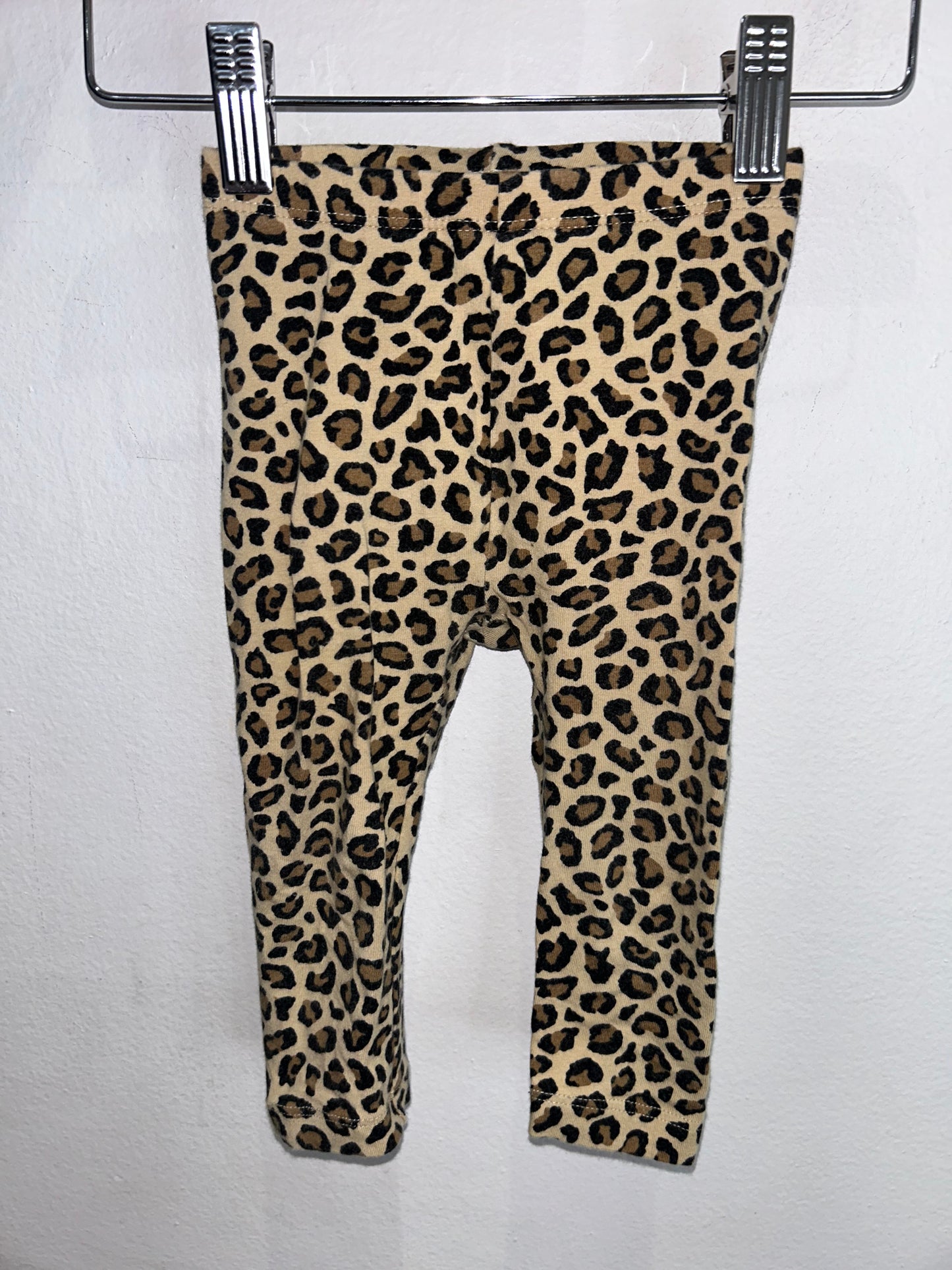 Cheetah print leggings 12-18m