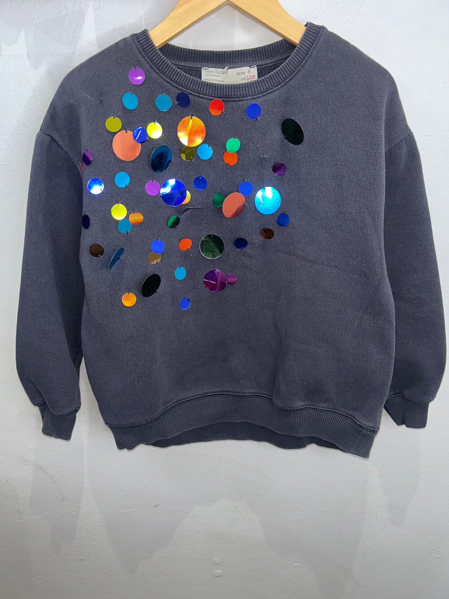 Big sequins pullover 8y