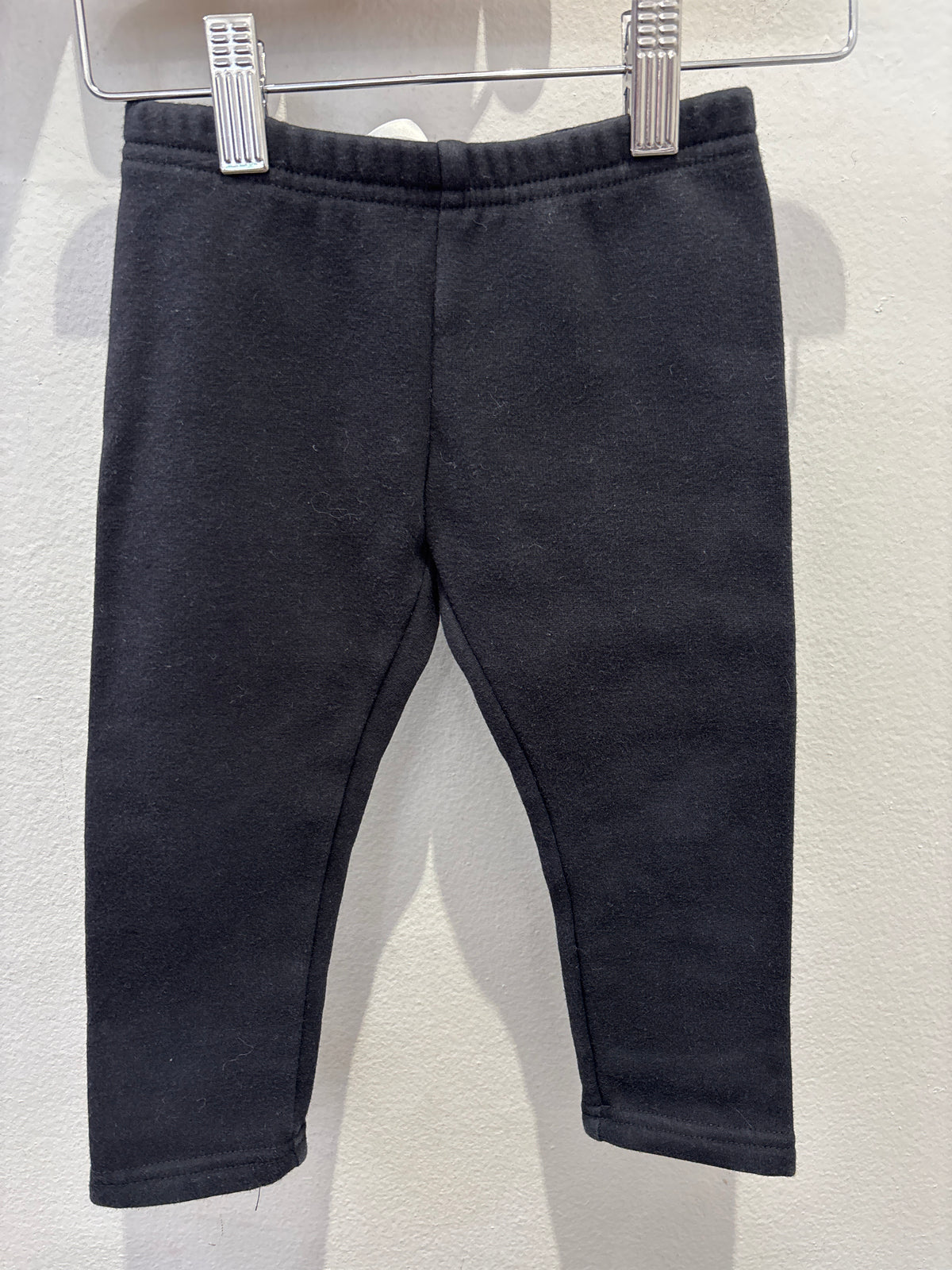 Black fleece lined leggings 24m