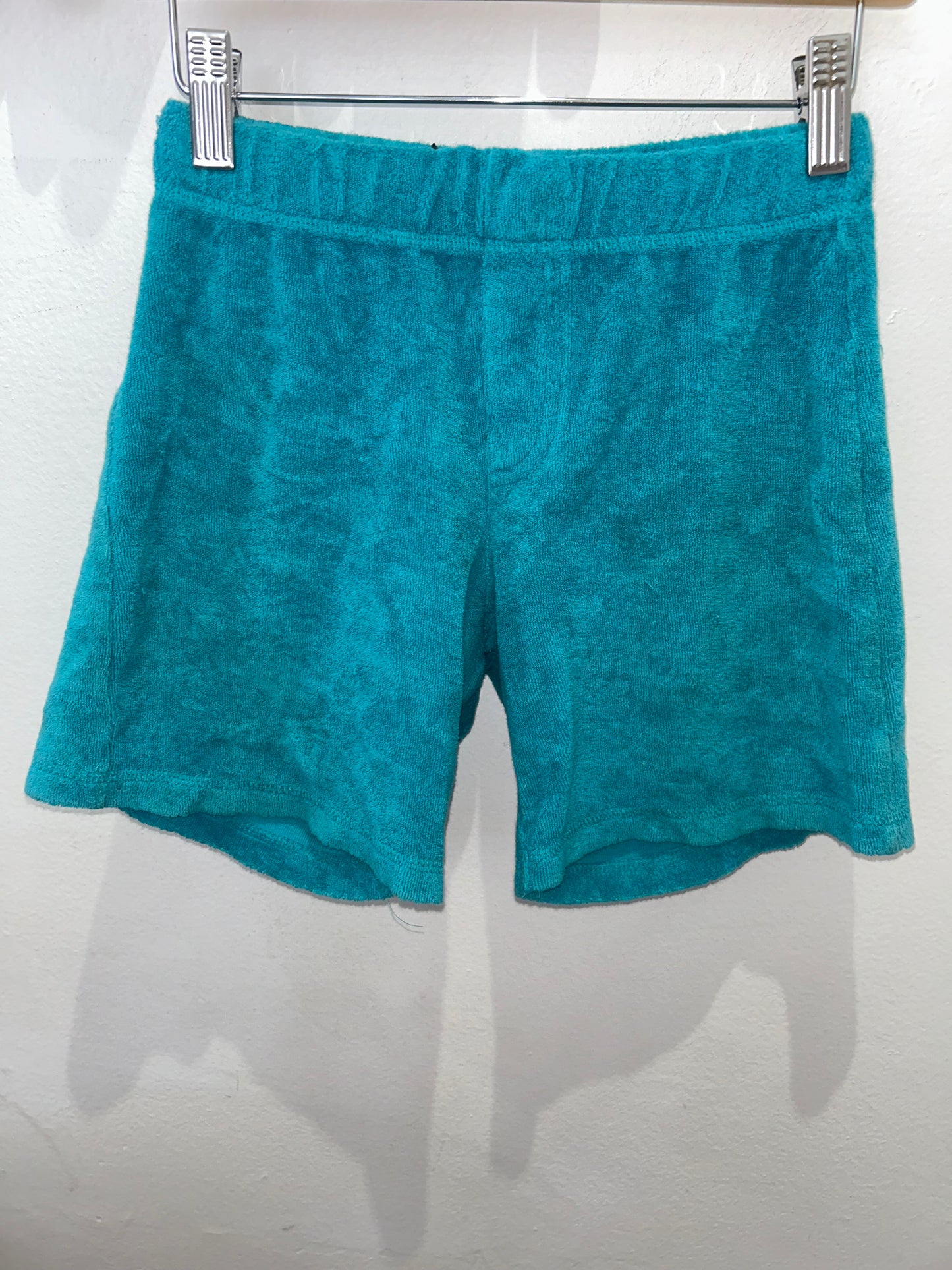 Duns teal terry shorts 8y