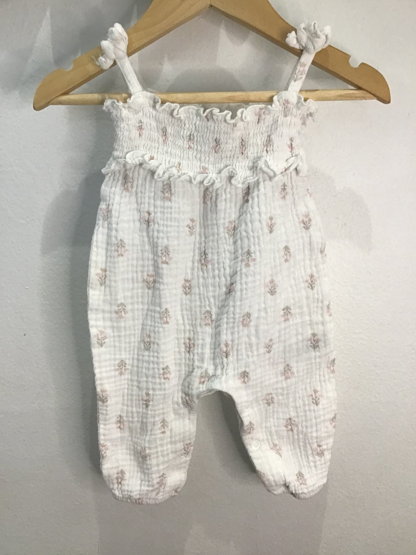 Romper gold sparkle thread newborn