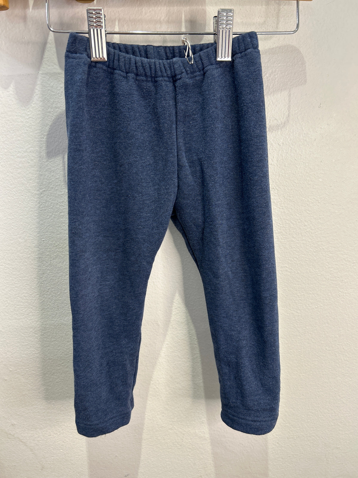 Blue fleece lined pants 18-24m
