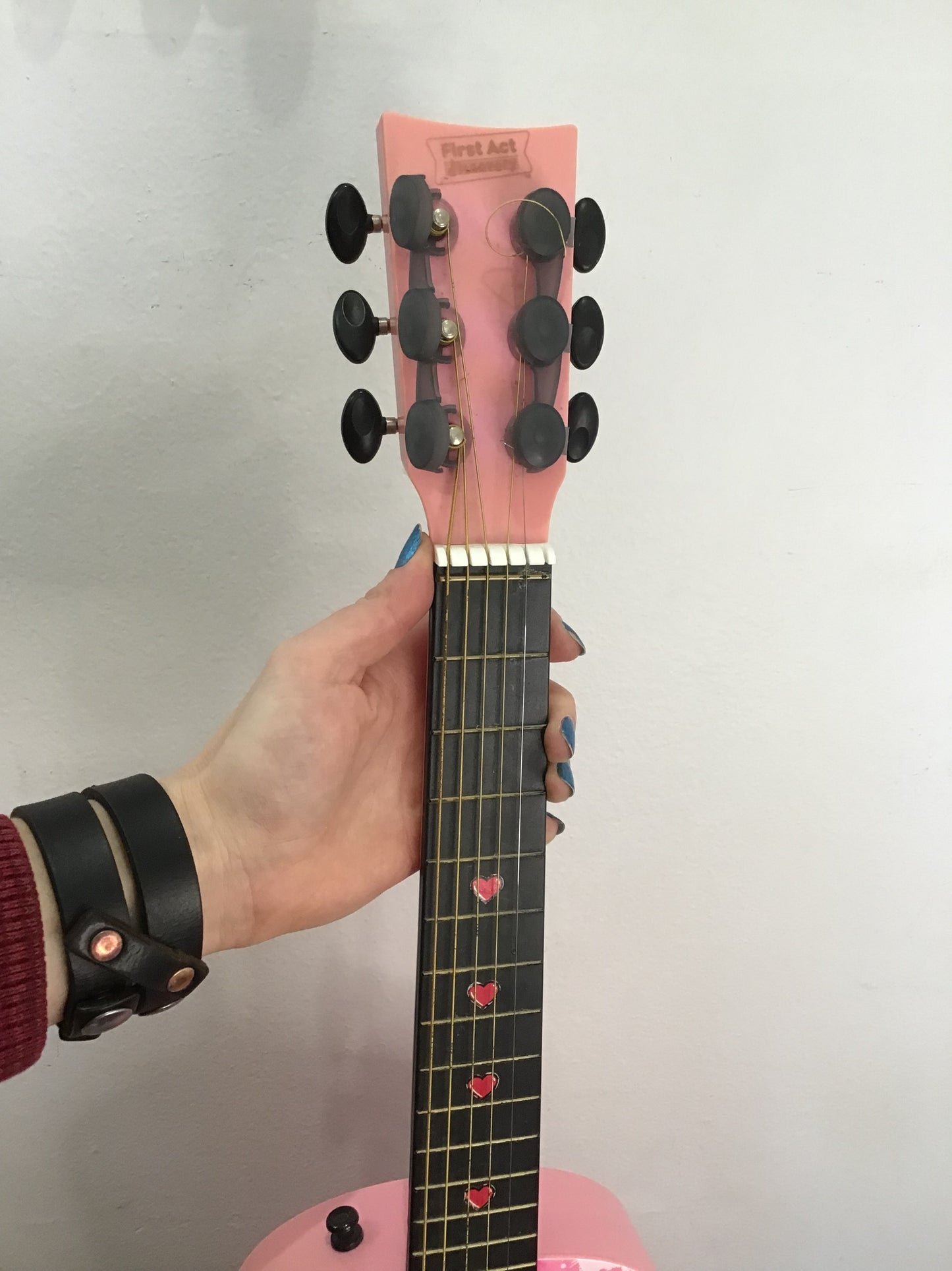 Pink kids guitar
