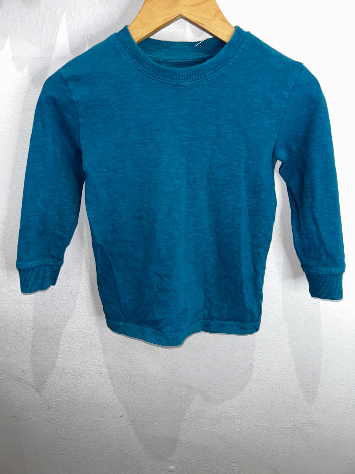 Teal thick longsleeve 3y