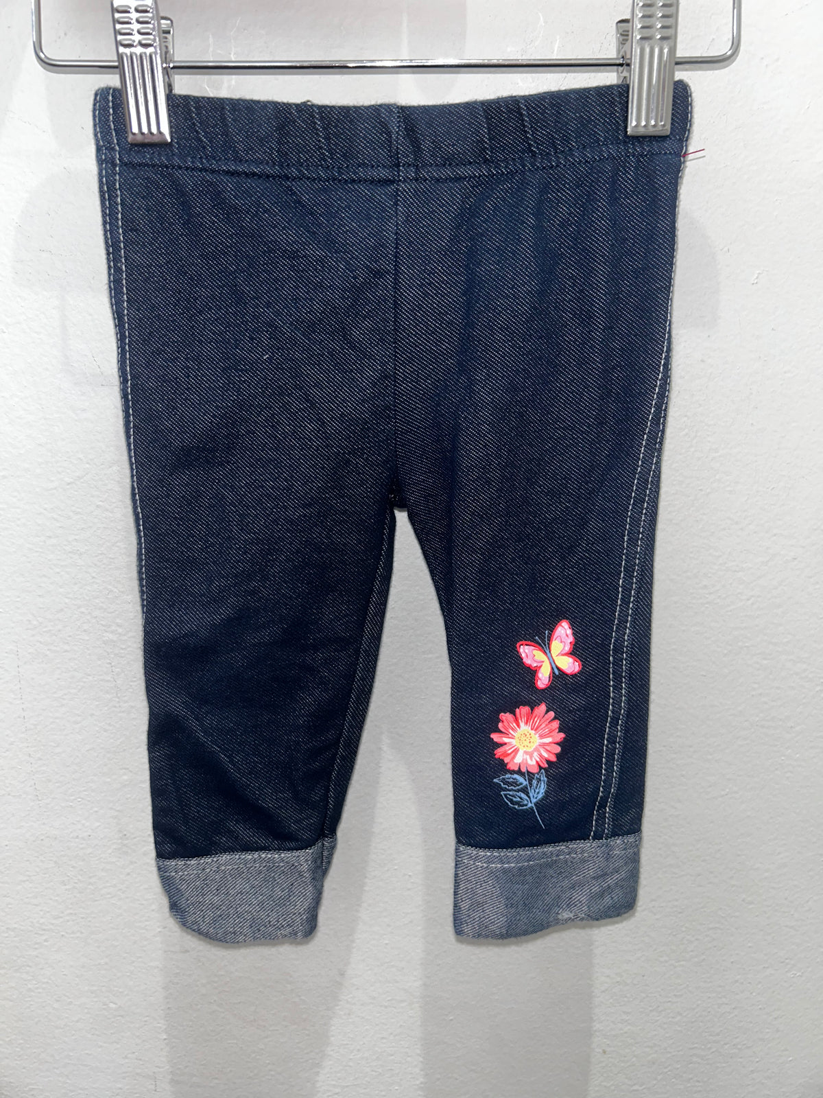 Butterfly jeggings 2y