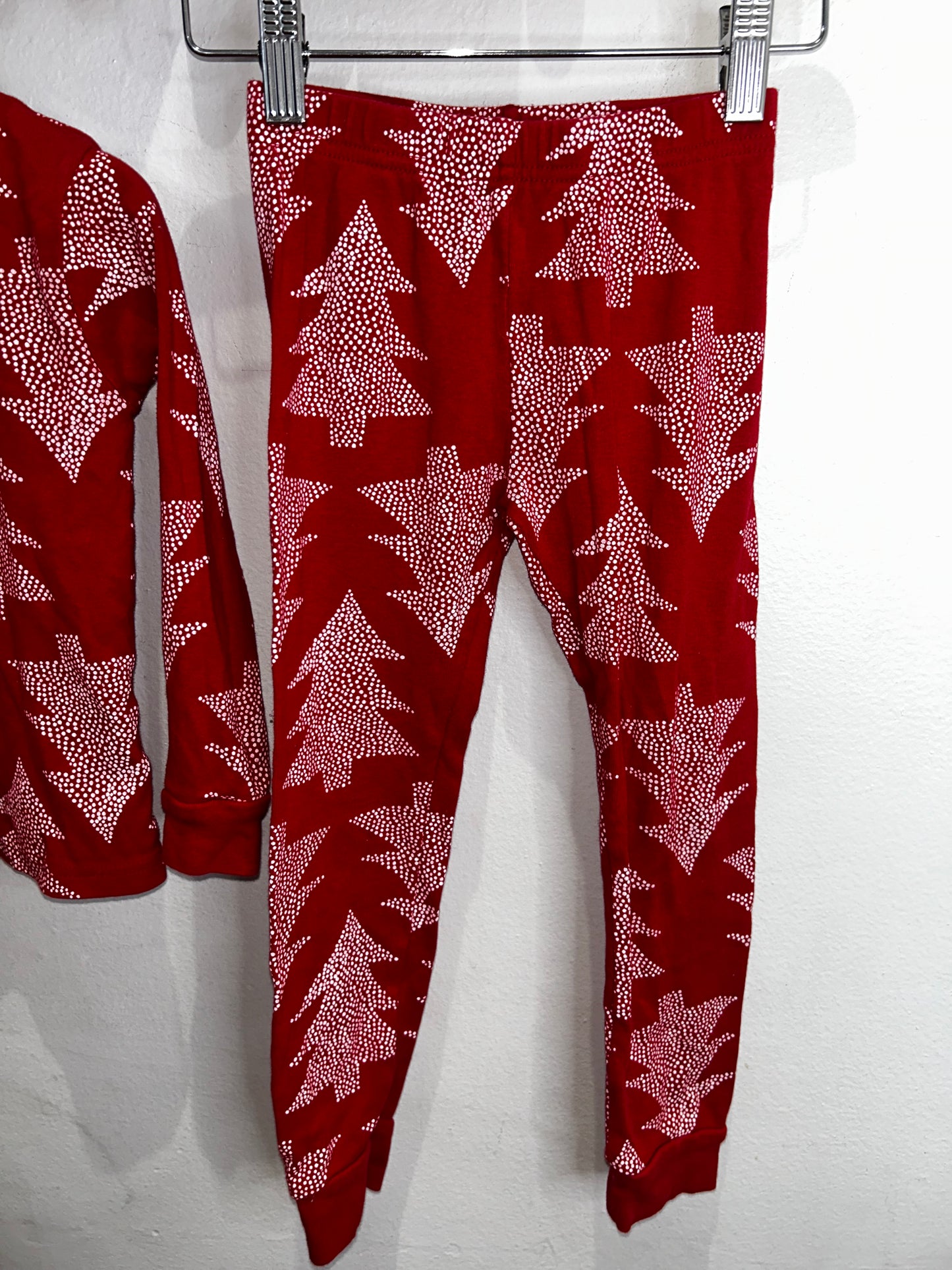 Red Christmas trees pyjamas 5y