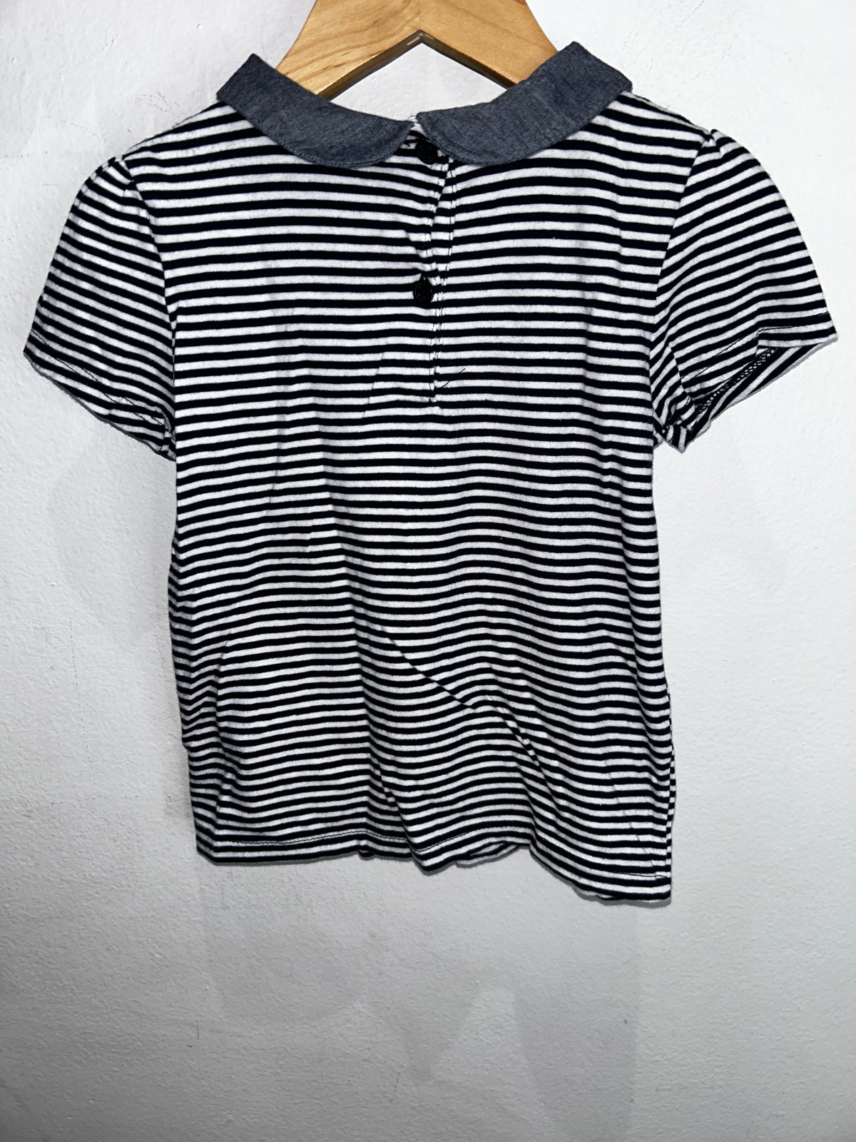 Peter Pan collar tee 4y