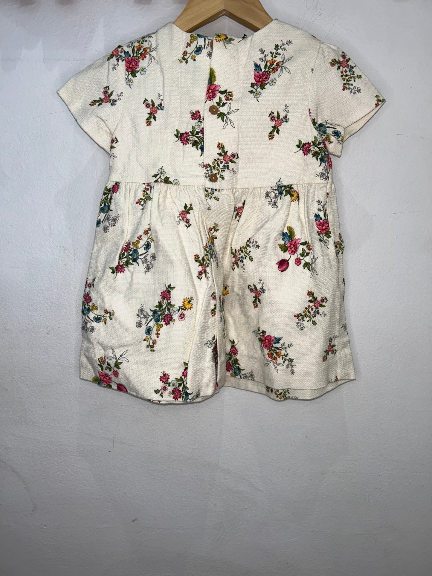 Bouquet texture dress 18-24m
