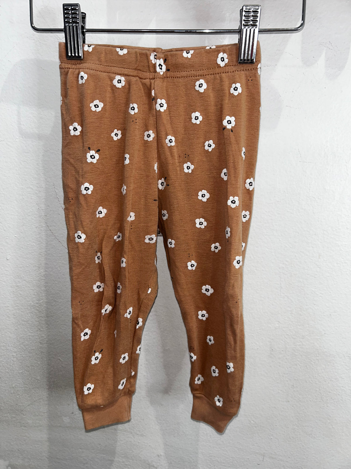Brown floral pyjamas 18m