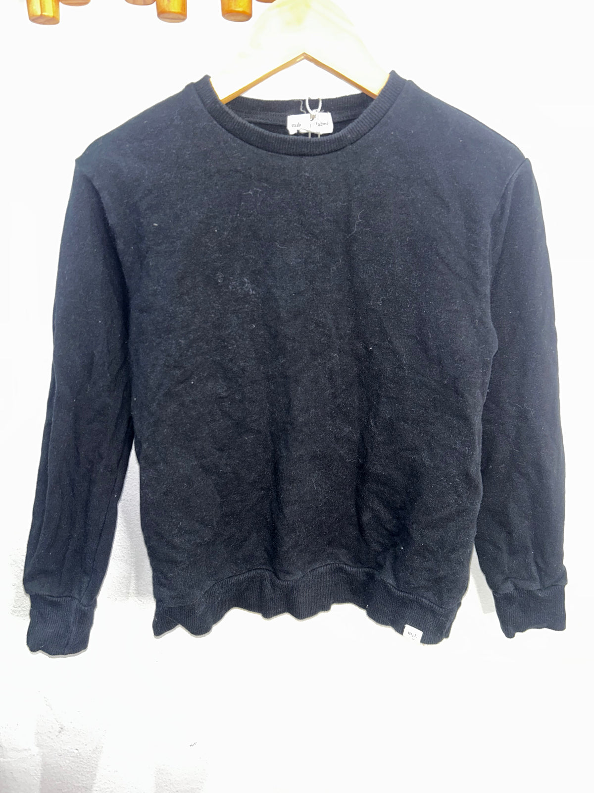Miles the Label black pullover 6y