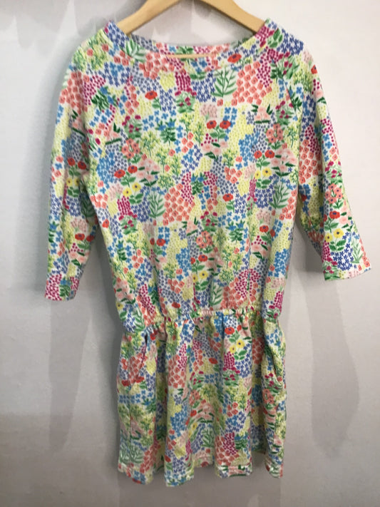 Dress drop waist floral 8y