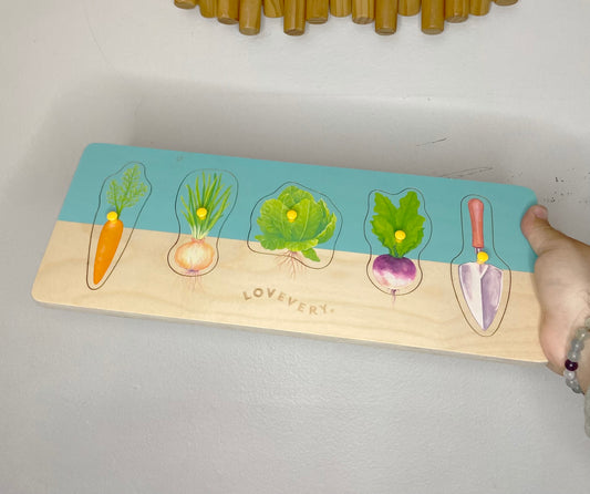 Lovevery vegetables puzzle