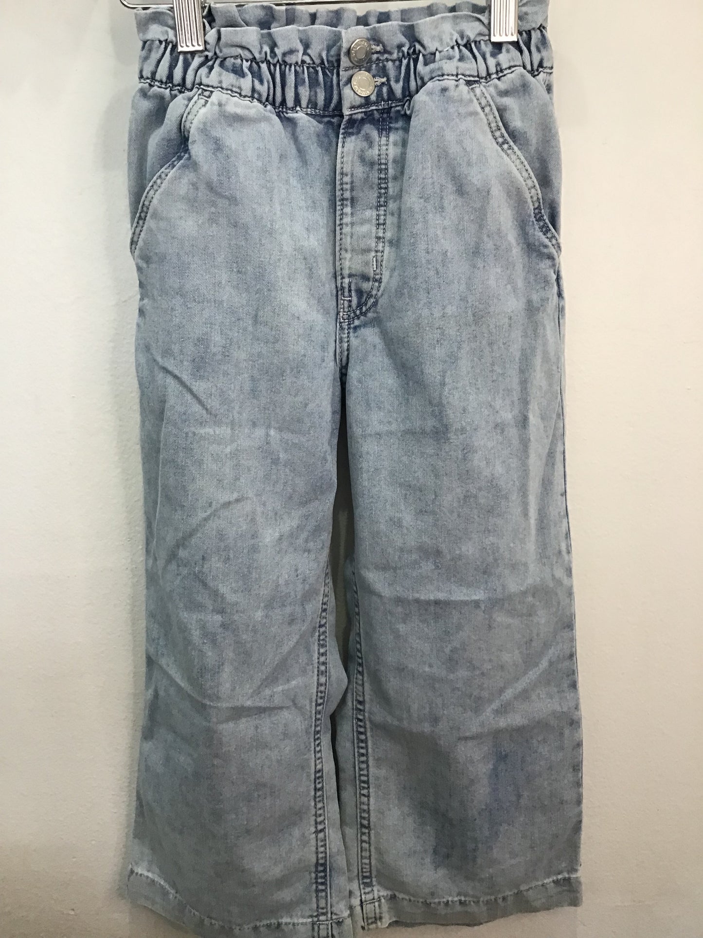 Wide legged cotton jeans 4-6y