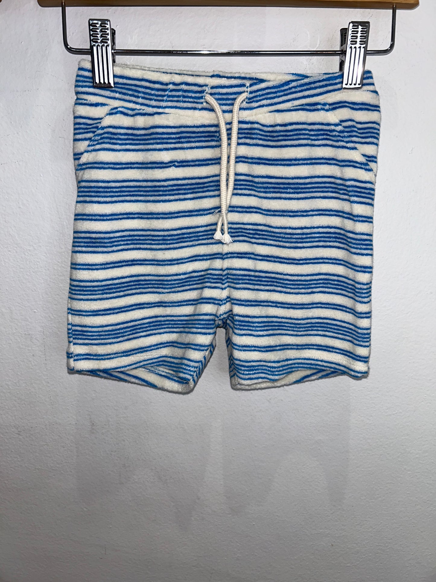 Striped terry shorts 3y