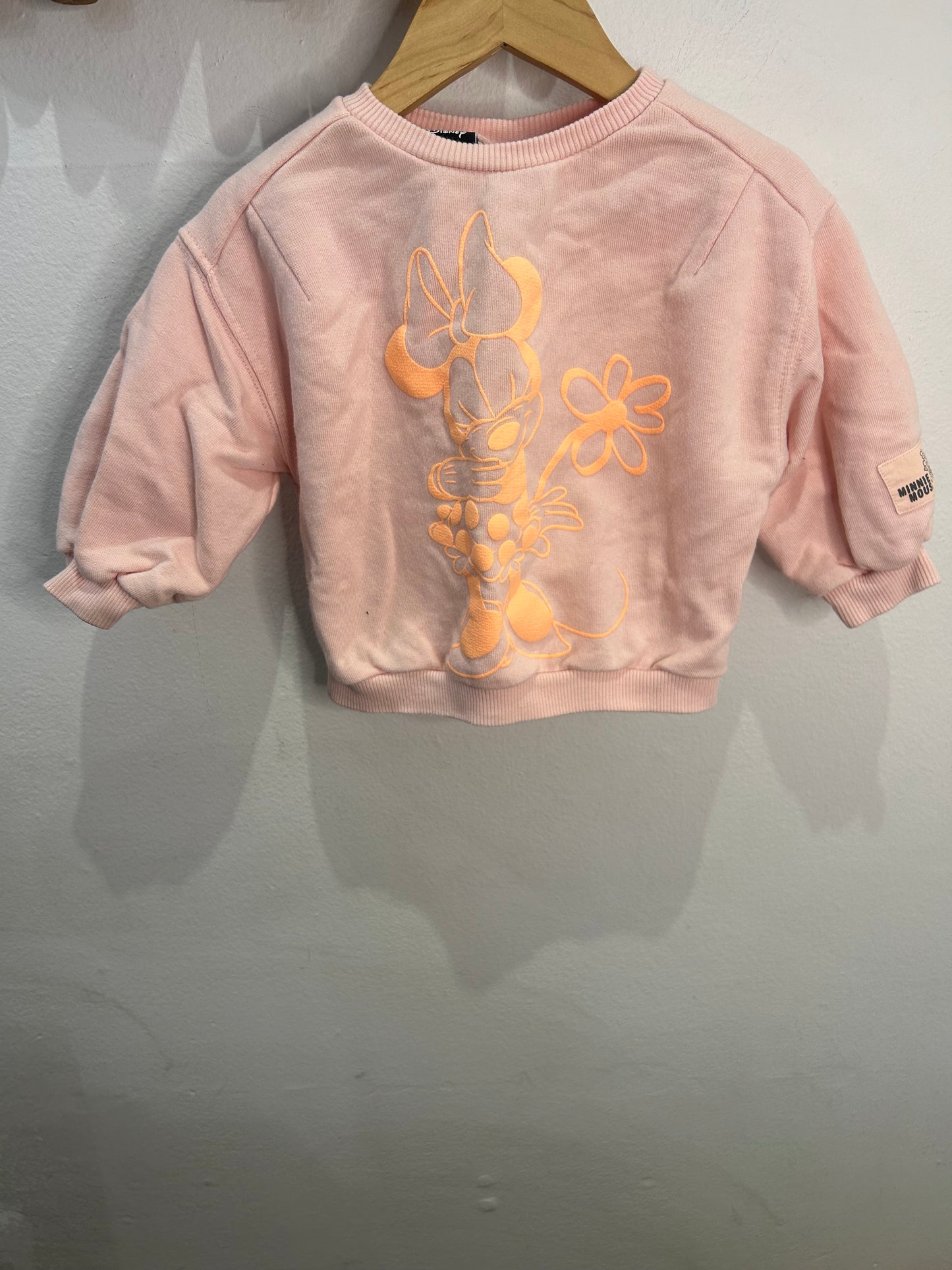 Neon Minnie pullover 18m