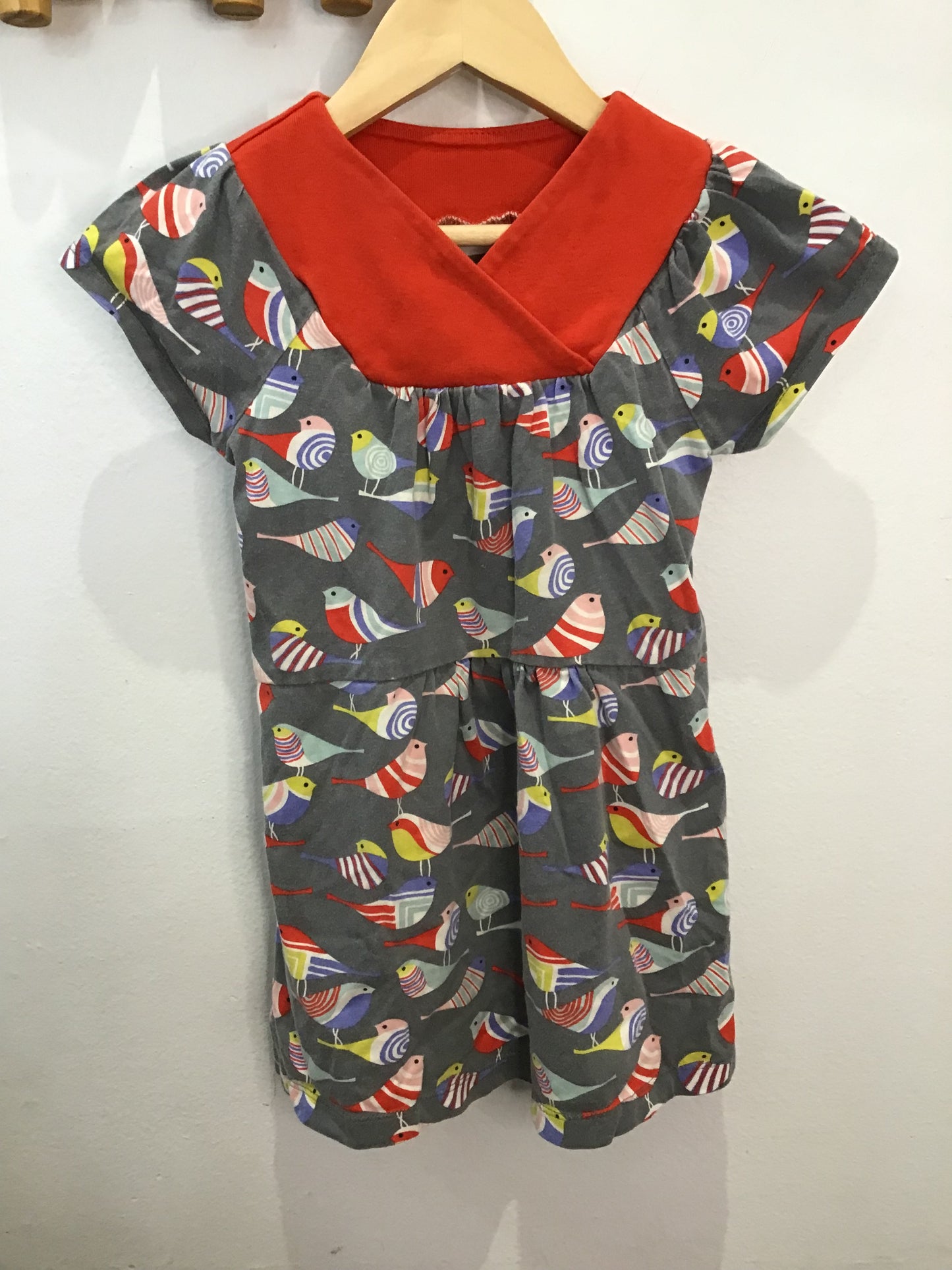 Funky birds dress 4y