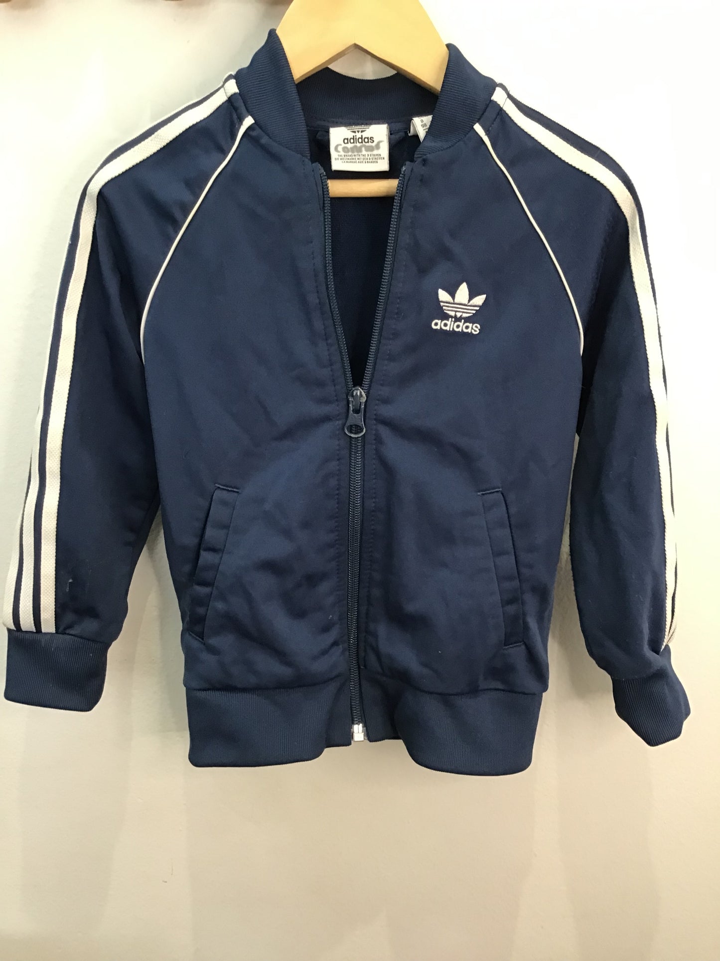 Blue Adidas zip-up 2-3y*