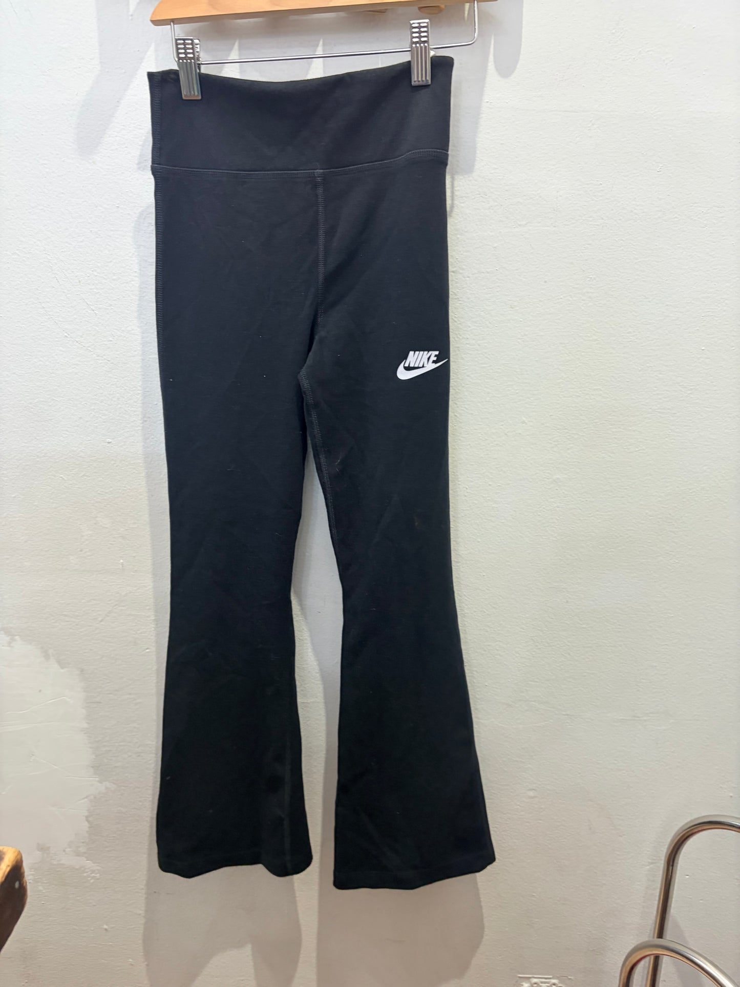 Nike black flare pants 10-12y