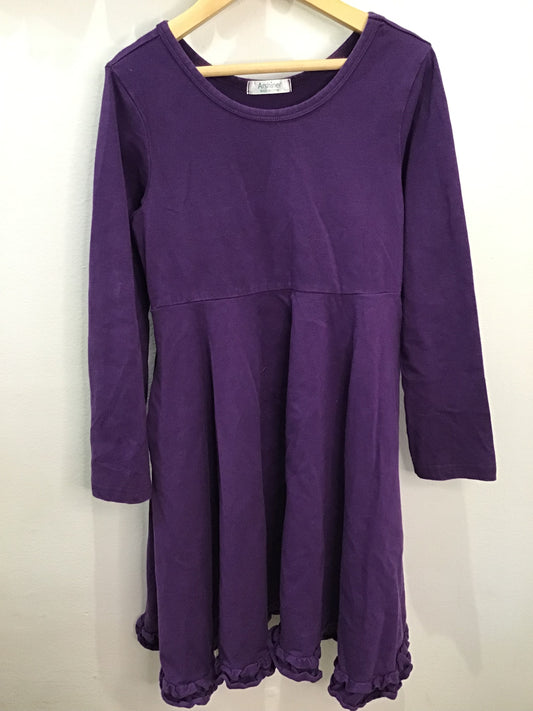 Dark purple dress 8y
