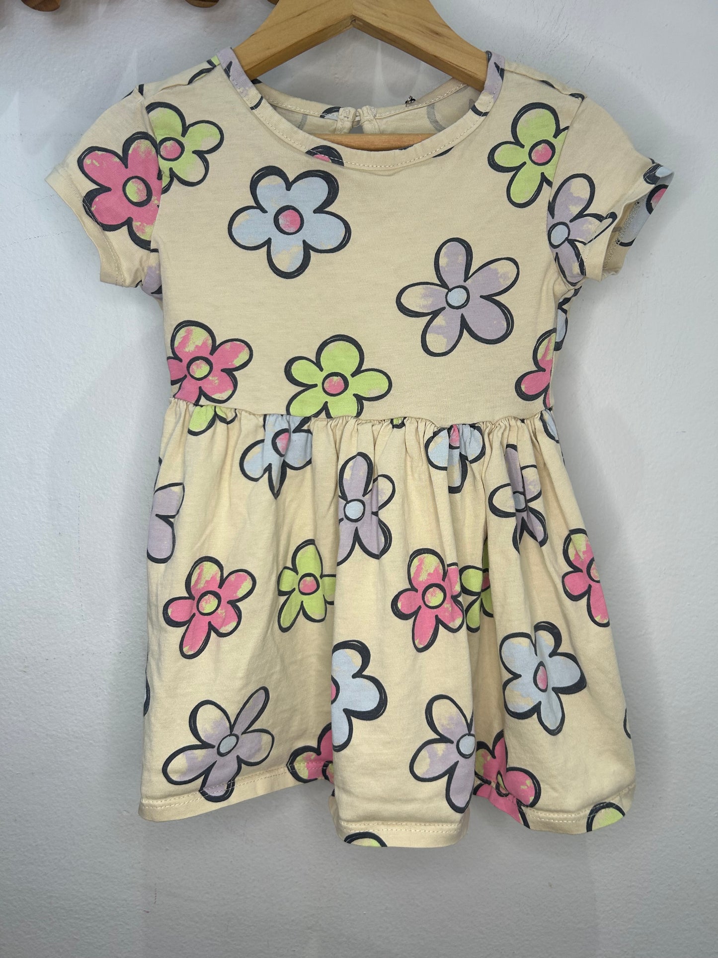 Big flowers dress 2y