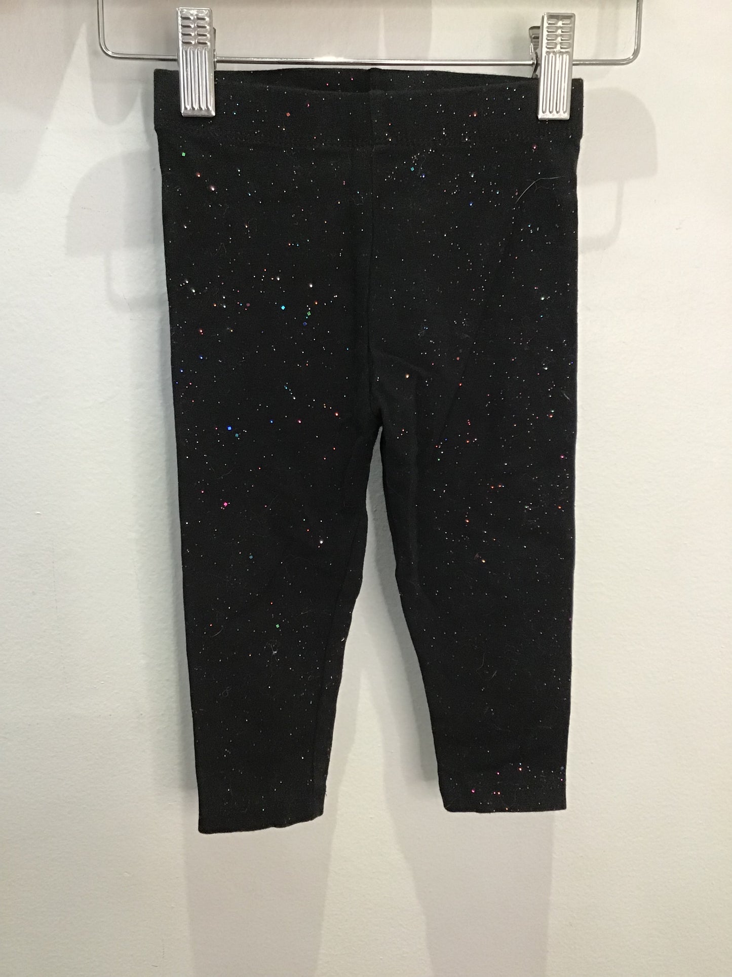 Black sparkly leggings 12-18m