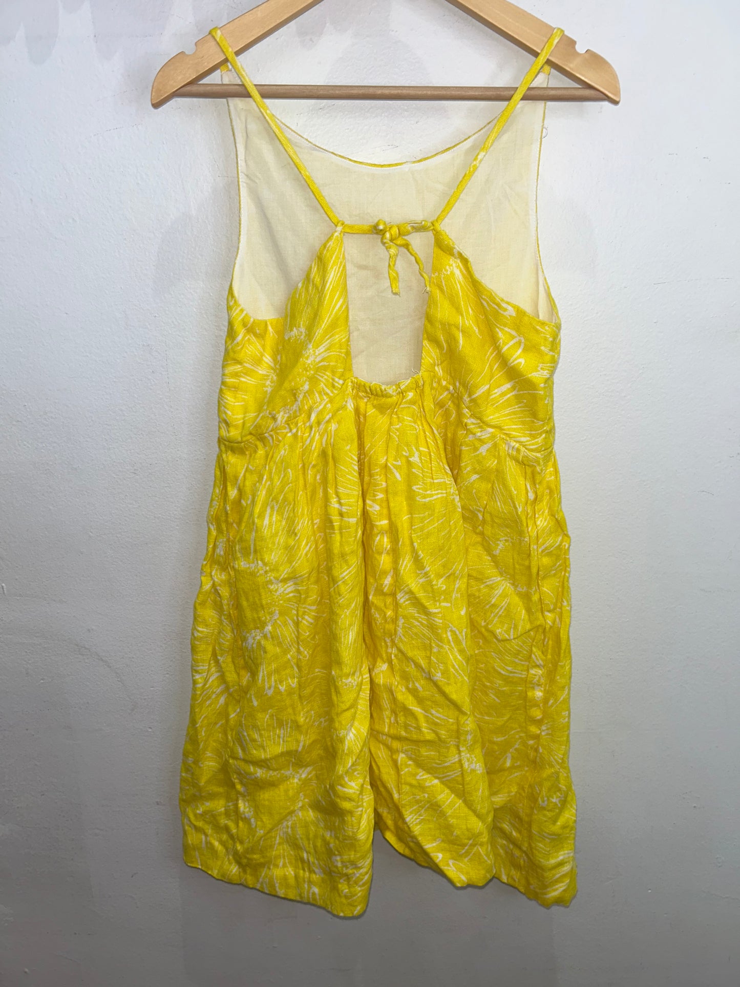 Yellow sunflowers dress 10y
