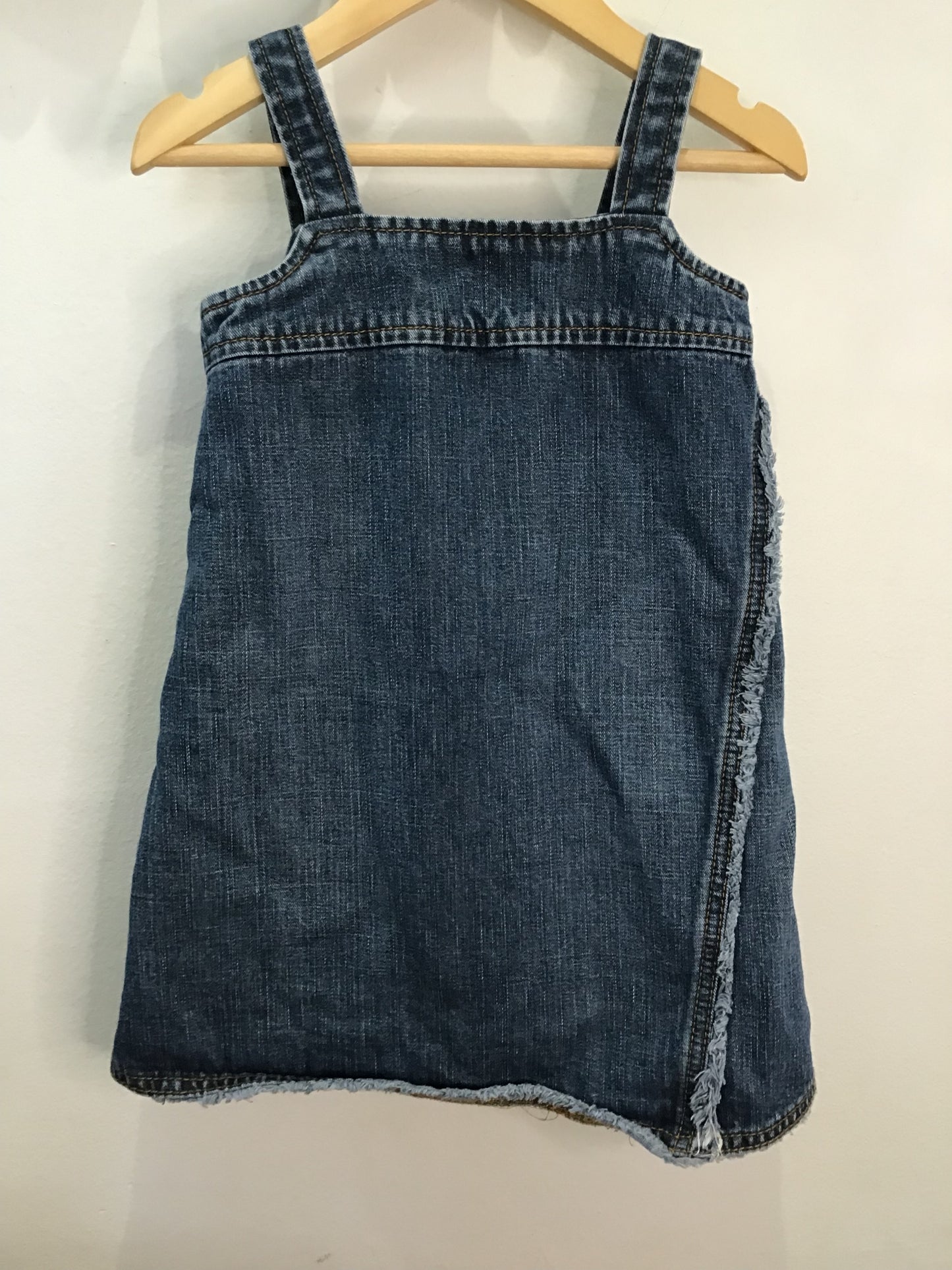 Romper denim pinafore 3y