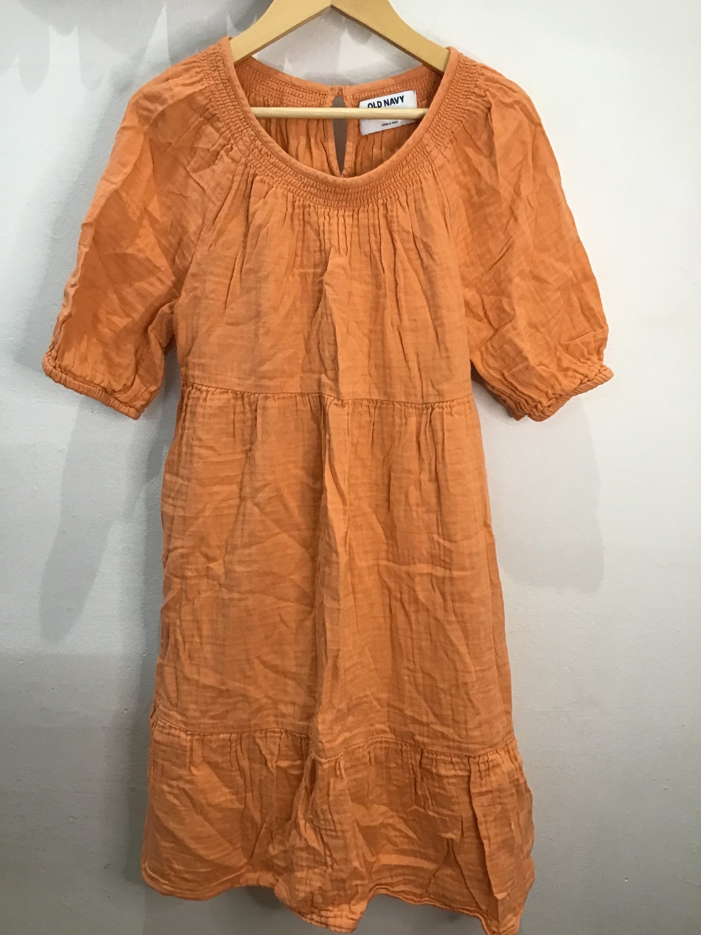 Dress peach breezy 10-12y