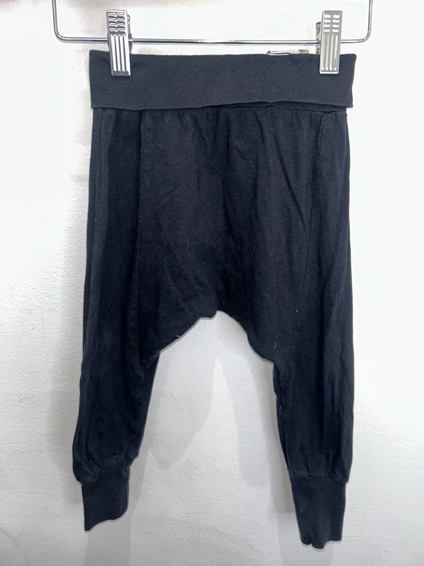Minimioche black pants 1-2y