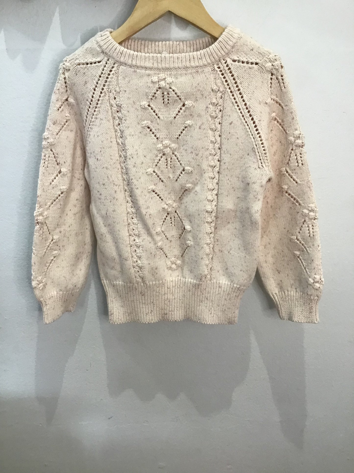 Jamie Kay embossed sweater 4y NEW