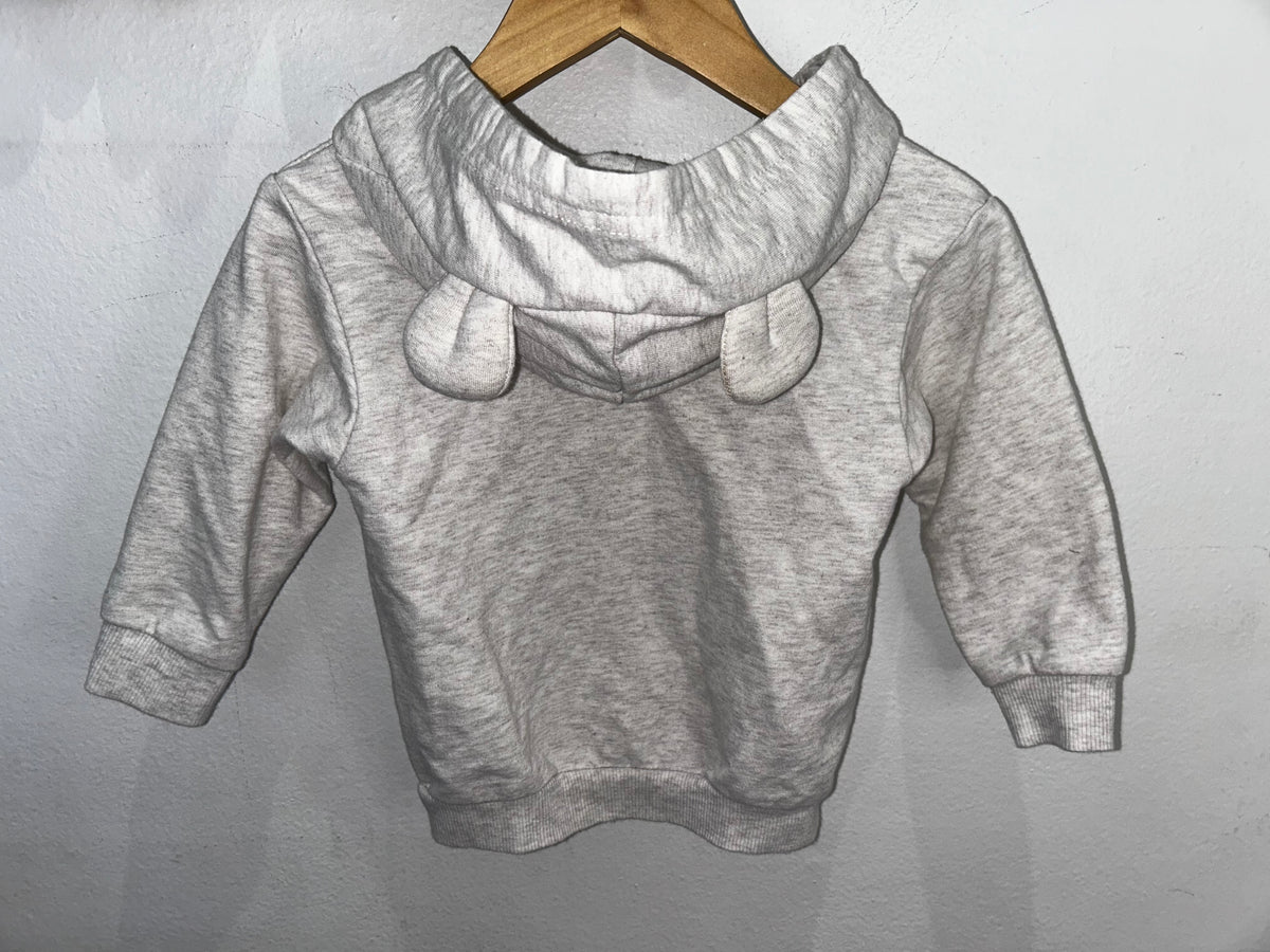 Embossed Pooh hoodie 18m