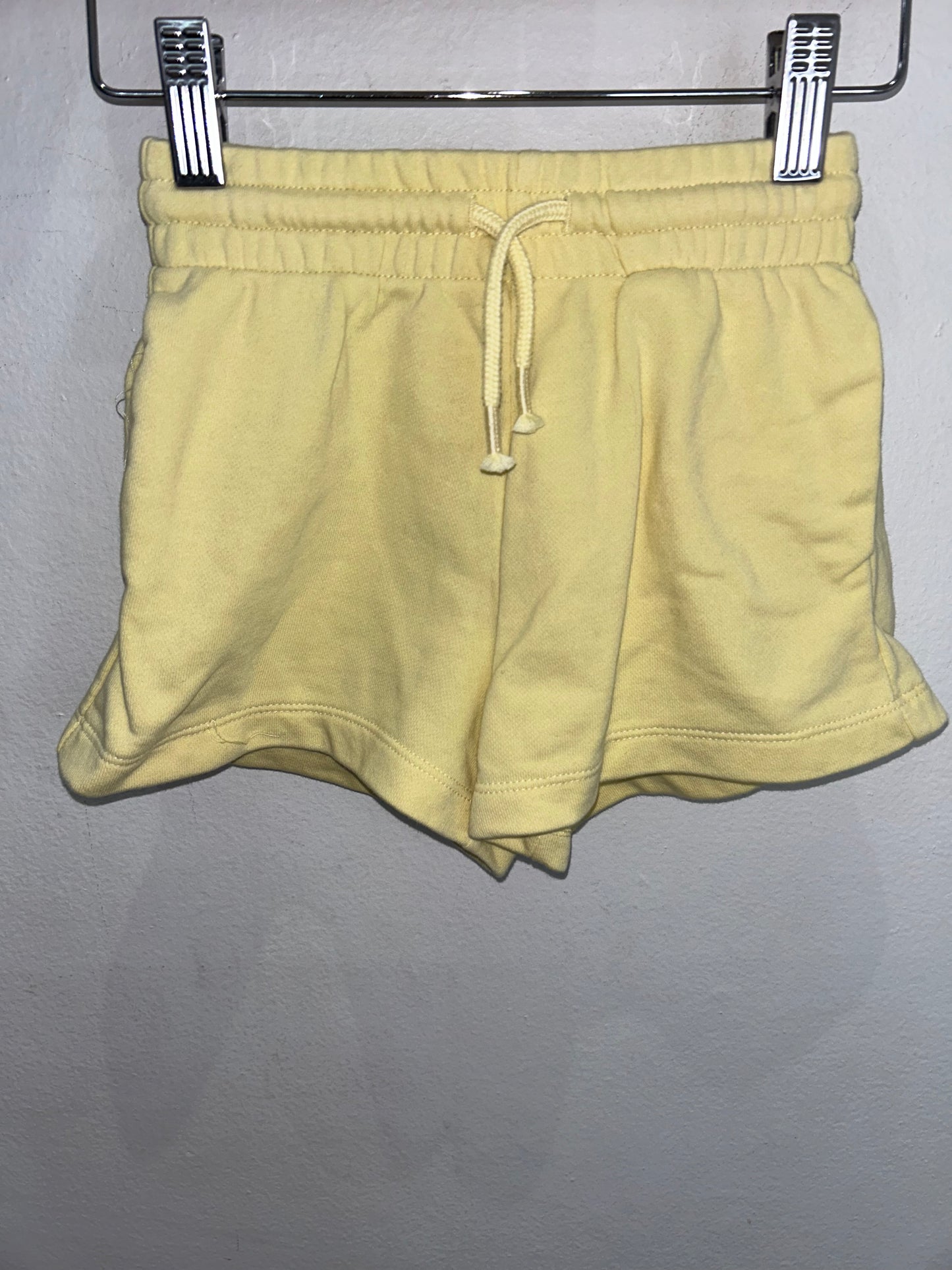 Yellow draw string shorts 5-6y