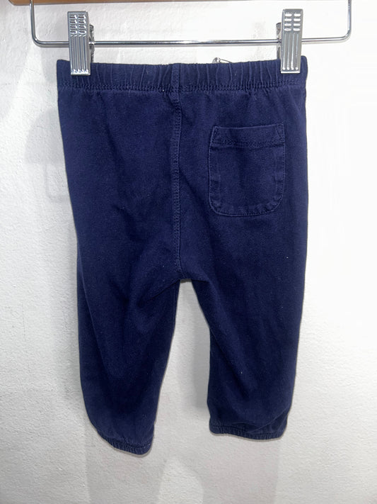 Navy cotton pants 12-18m