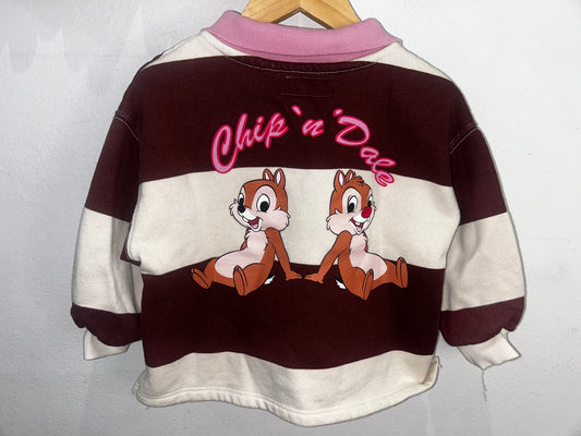 Chip & Dale collared pullover 3y
