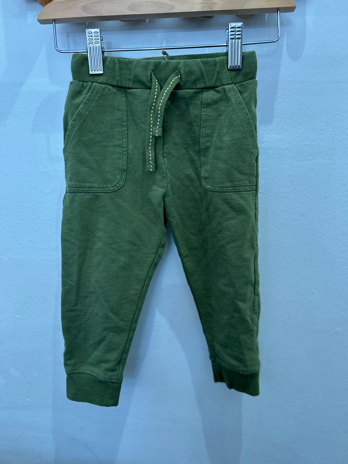 Olive tapered joggers 24m