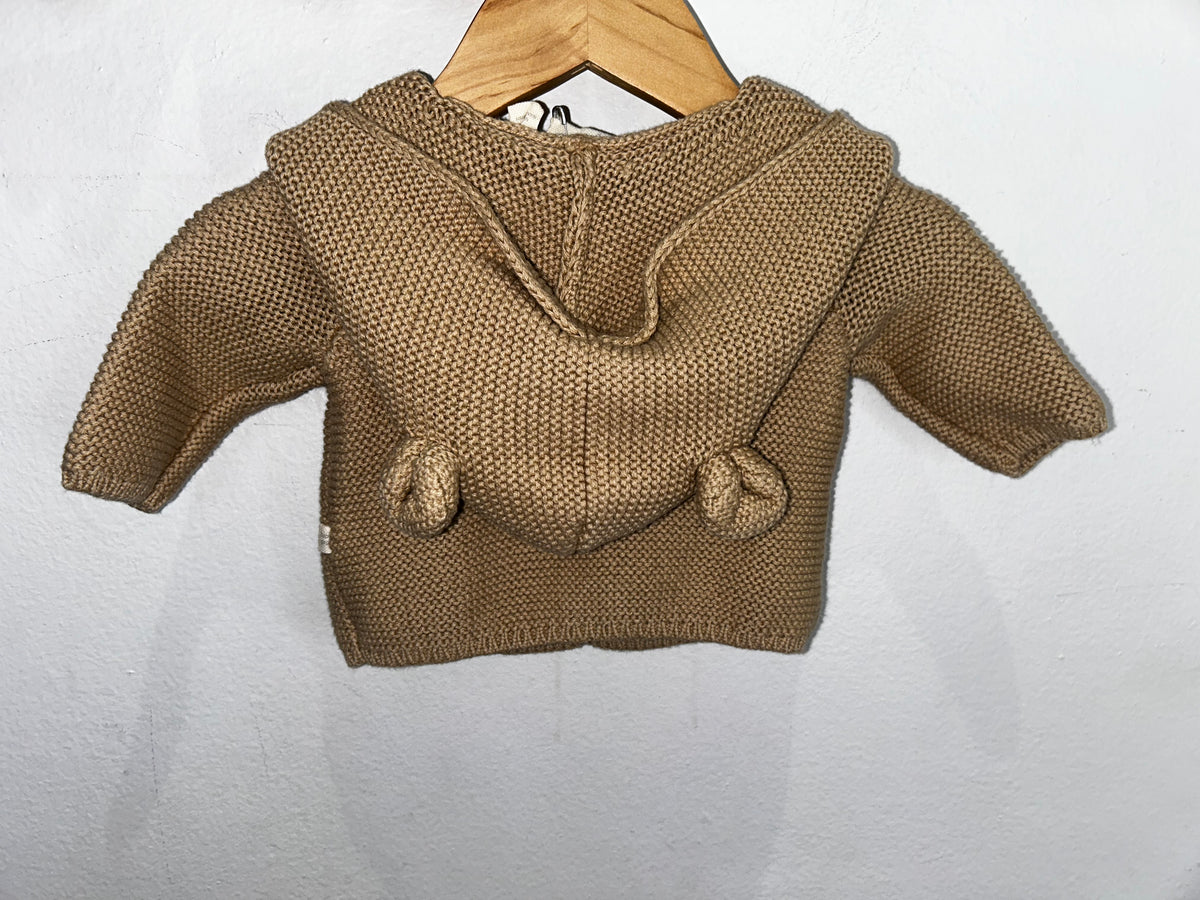 Light brown brennan sweater 0-3m