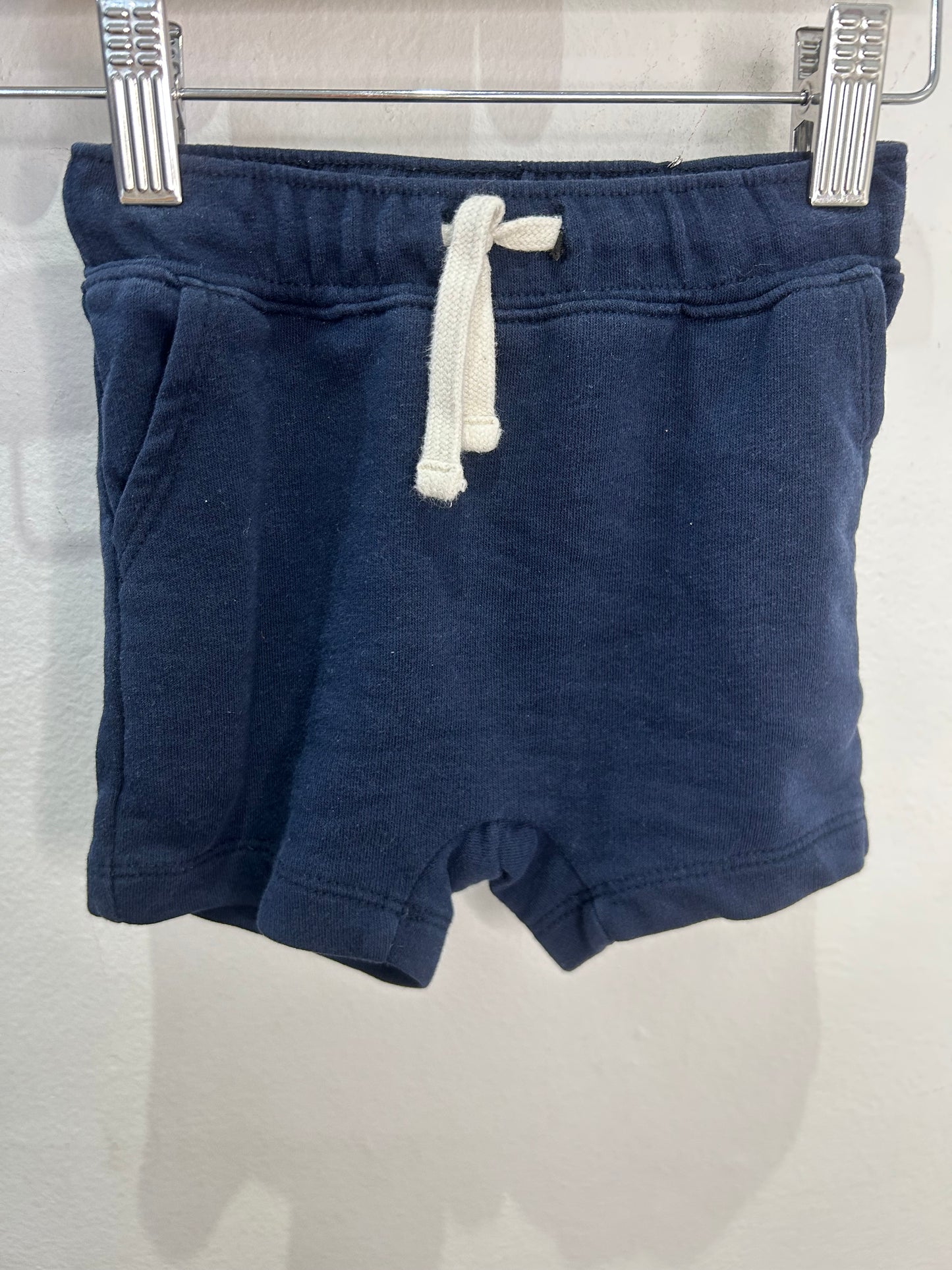 Navy jogger short shorts 12-18m