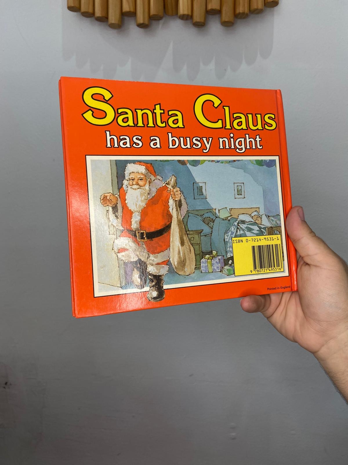 Vintage Santa has a busy night book